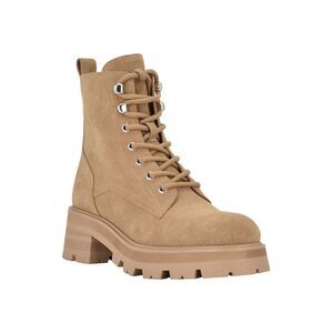 Marc Fisher LTD Womens Lucien Lace Up Boots 7.5 M Natural - NIB $219